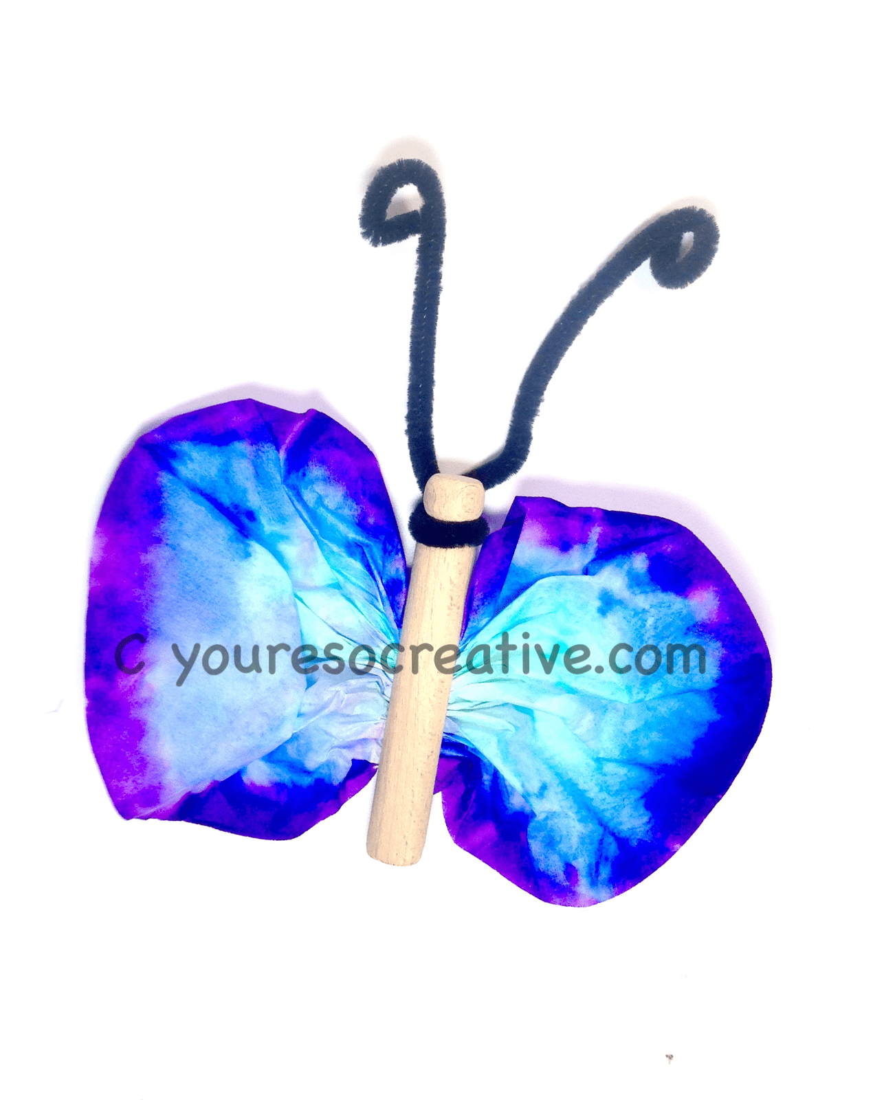 What do Coffee Filters and Butterflies have in common? This Butterfly