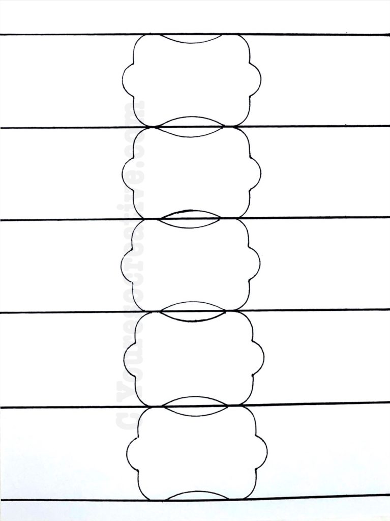 Printable Napkin Rings