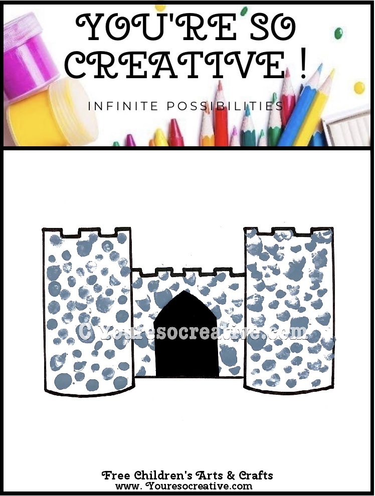 Castle Bubble Painting - You're so creative