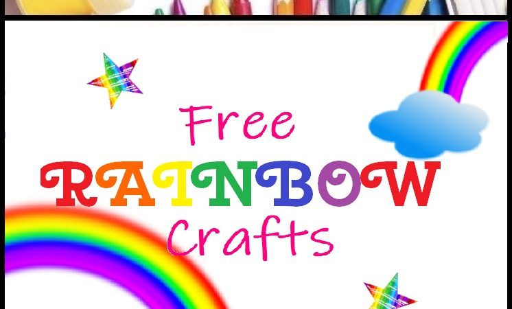 Free and Easy Rainbow Crafts for Preschoolers - You're so creative